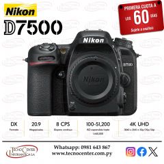 Cámara Nikon D7500 Cuerpo